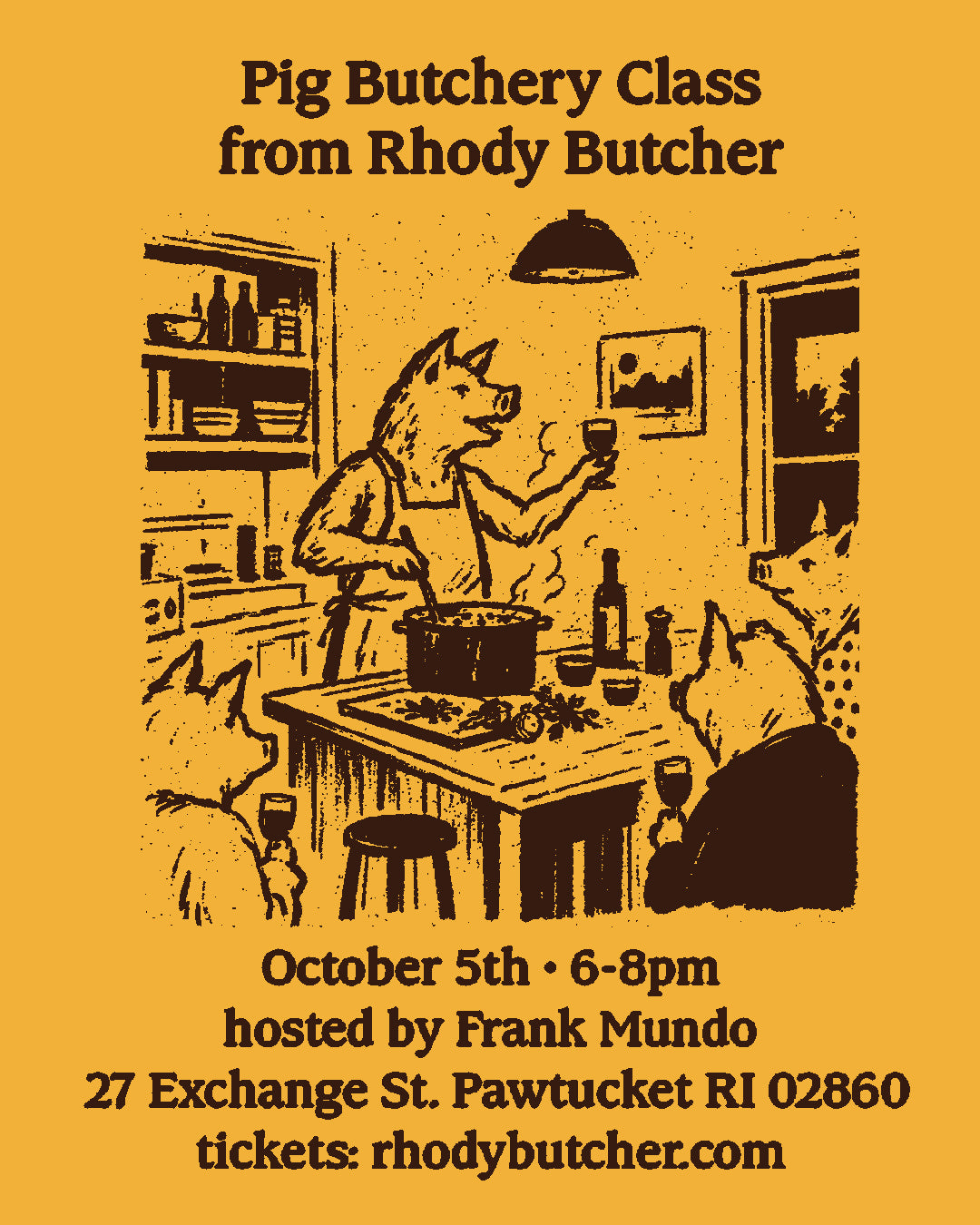 Pig Butchery Class 10/05